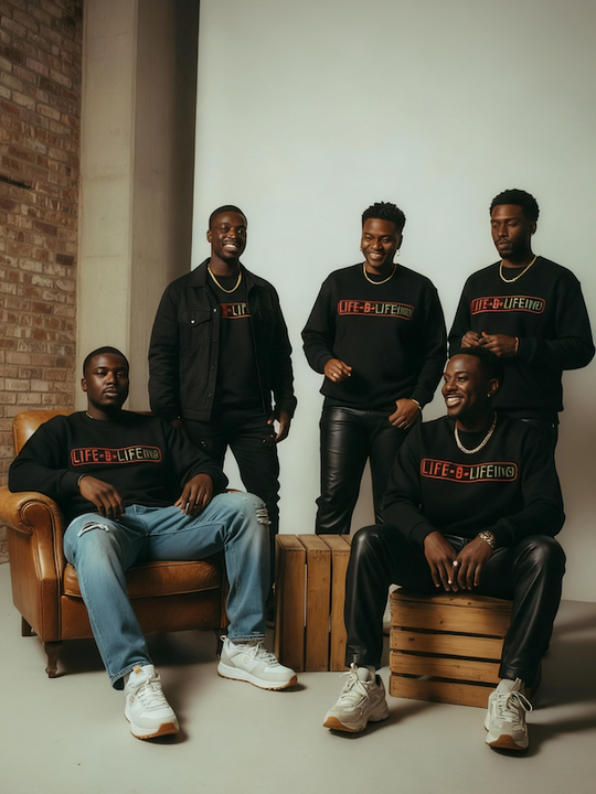 BHM Threaded Staple Crew – Embroidered Unisex Crewneck Sweatshirt