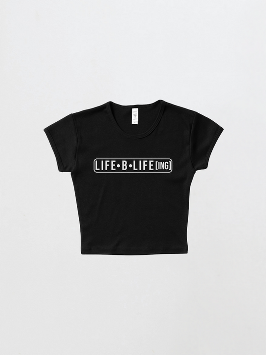 Snip Crop – Fitted Short-Sleeve Crop Top