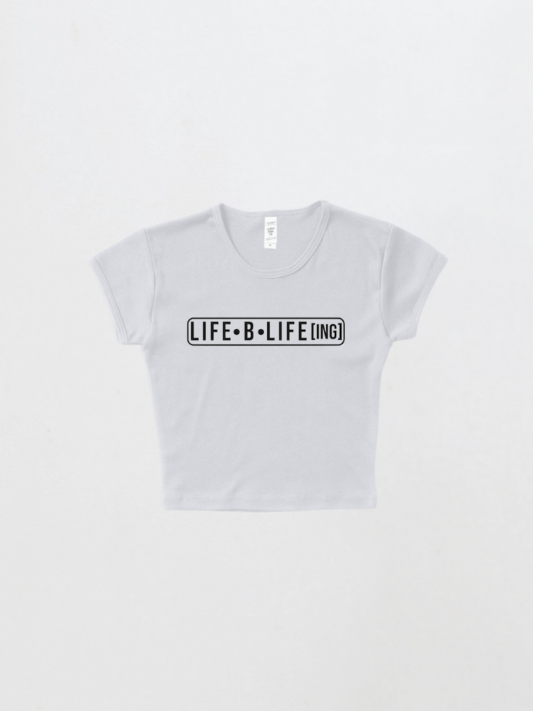 Snip Crop – Fitted Short-Sleeve Crop Top