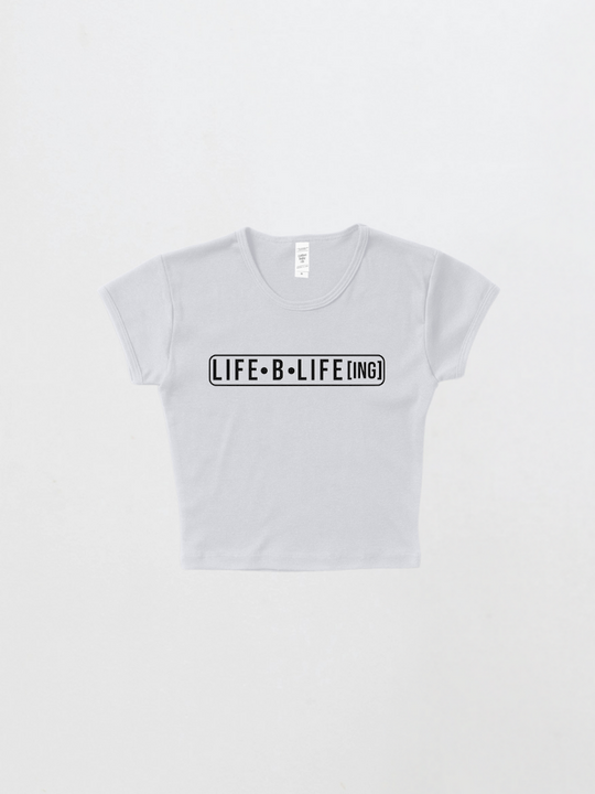 Snip Crop – Fitted Short-Sleeve Crop Top