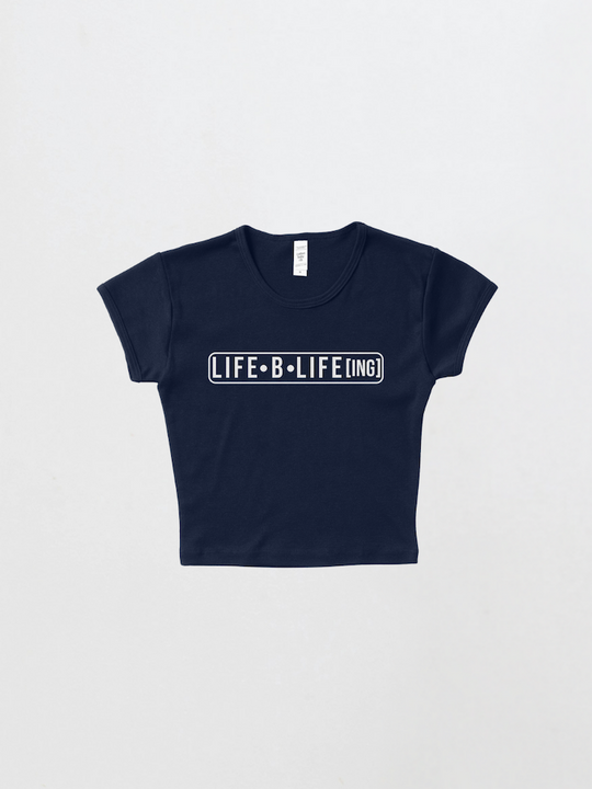 Snip Crop – Fitted Short-Sleeve Crop Top