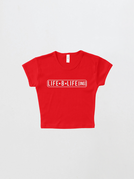 Snip Crop – Fitted Short-Sleeve Crop Top