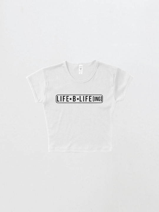 Snip Crop – Fitted Short-Sleeve Crop Top