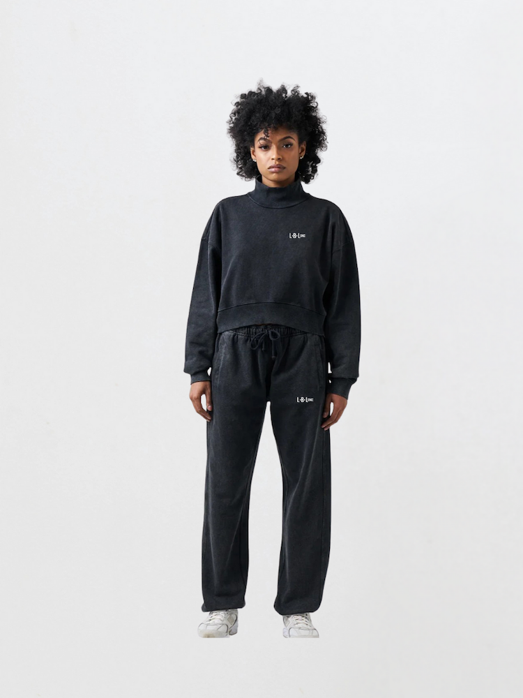 Threaded Luxe Set – Embroidered Mock Neck Sweatsuit