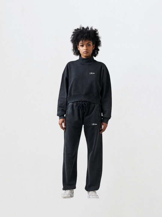 Threaded Luxe Set – Embroidered Mock Neck Sweatsuit