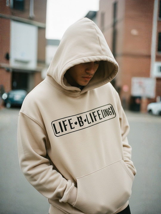 Puff Print Heavyweight Hoodie – Raised Letter Statement Hoodie