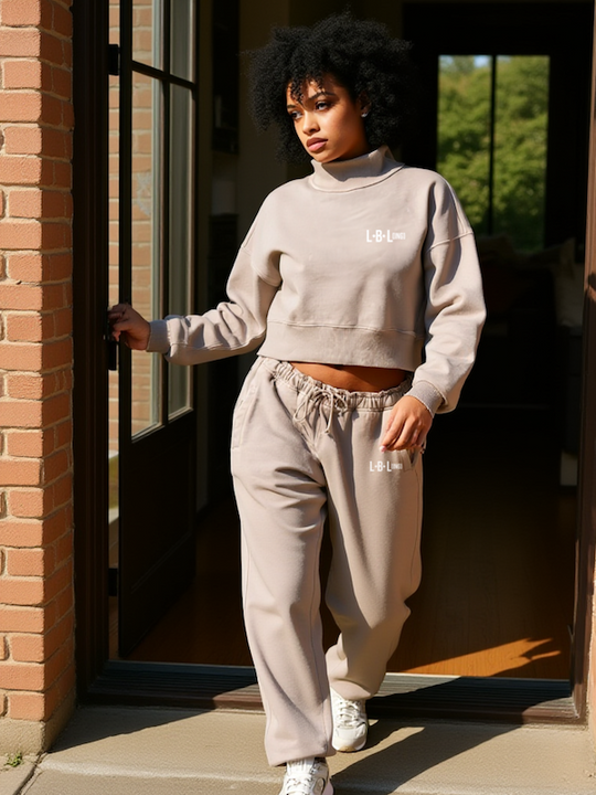 Threaded Luxe Set – Embroidered Mock Neck Sweatsuit